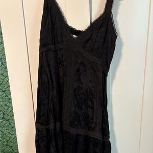 Saltwater luxe Black Lace Dress
